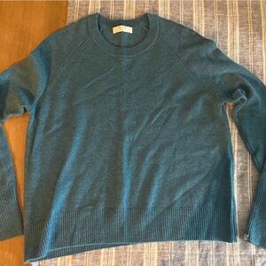 Bright blue (cerulean) OGD cashmere Sloane sweater. Never worn. Size XS.